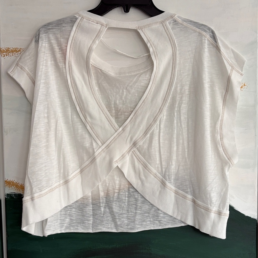 Free People FP Movement My Time Tee in White - Picture 4 of 9